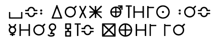 Illuminati font sample