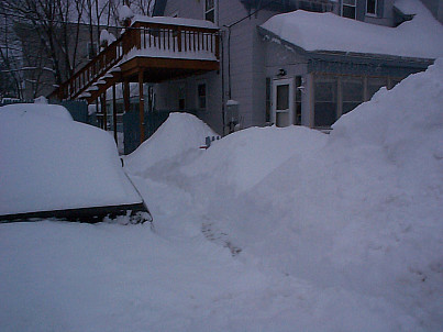  Looking toward the house from the street
